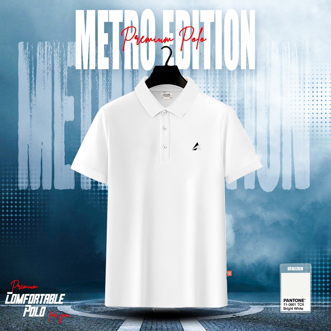 Men's Premium Polo Shirt (White)